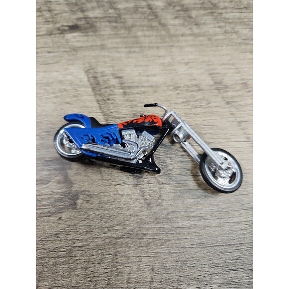 Boley Monster Chopper Motorcycle Diecast 1/31 Scale Loose Toy Car - Picture 3 of 7